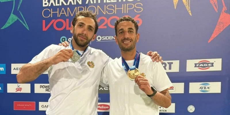 Армянский бегун Ереванд Мкртчян завоевал золото чемпионата Балканских стран и установил рекорд Армении