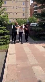 Мемориальный комплекс «Мать Армения» в Гюмри, где были повреждены буквы на памятниках «Города-герои»