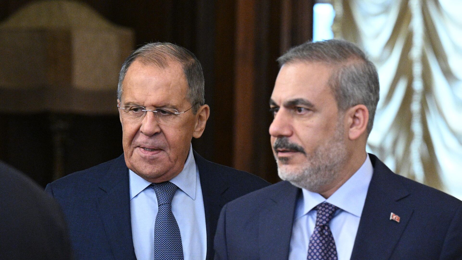 Главы МИД России и Турции встретились в Москве
